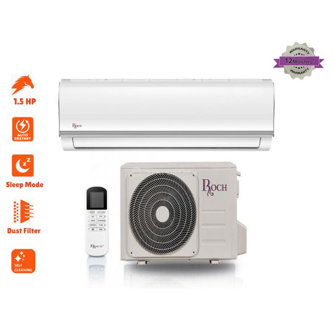 💥 Limited-Time Offer💥Roch RAC-S12R4(G)- A – Split Air Conditioner - 1.5HP - White