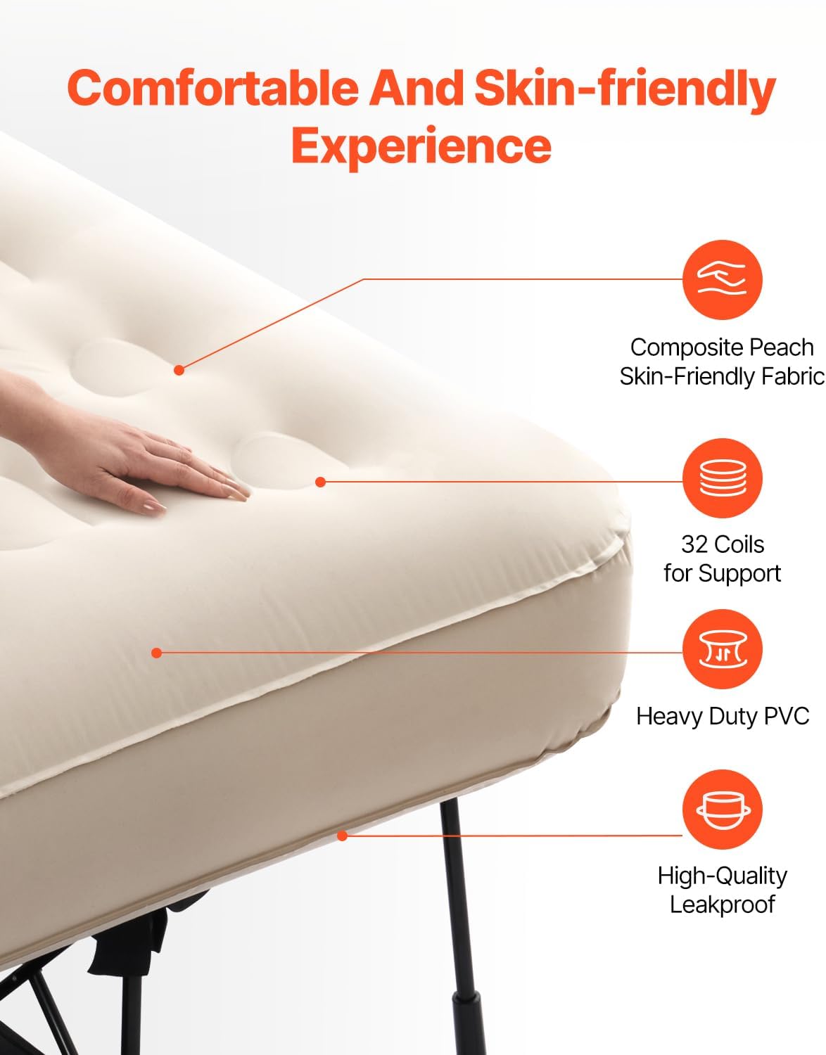 ⚡Last Day For Clearance⚡ 💝Automatic folding air mattress quickly inflates and deflates in 2 minutes