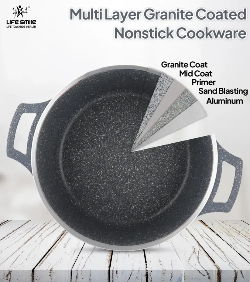 💝Last day clearance✨Cookware Set 29 Pieces Non Stick Multi Layer Granite Coating