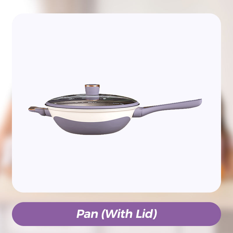 🔥【Buy 1, get 1 free】🔥👩🍳Titanium Non-Stick Low-Pressure Pan Set🍳
