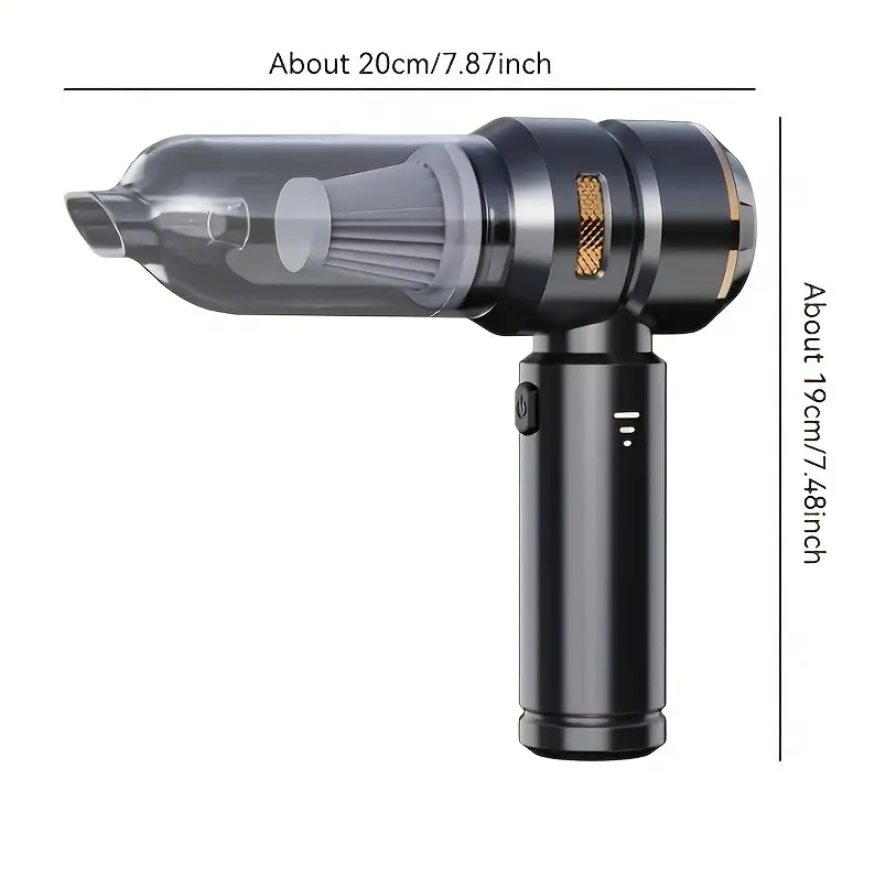 🚗Portable Car Vacuum Cleaner – Powerful Suction for On-the-Go Cleaning