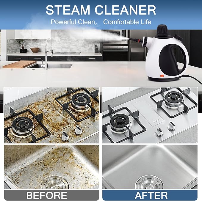 🔥Hot Sale🔥2-Piece KOITAT Handheld Pressurized Steam Cleaner Set