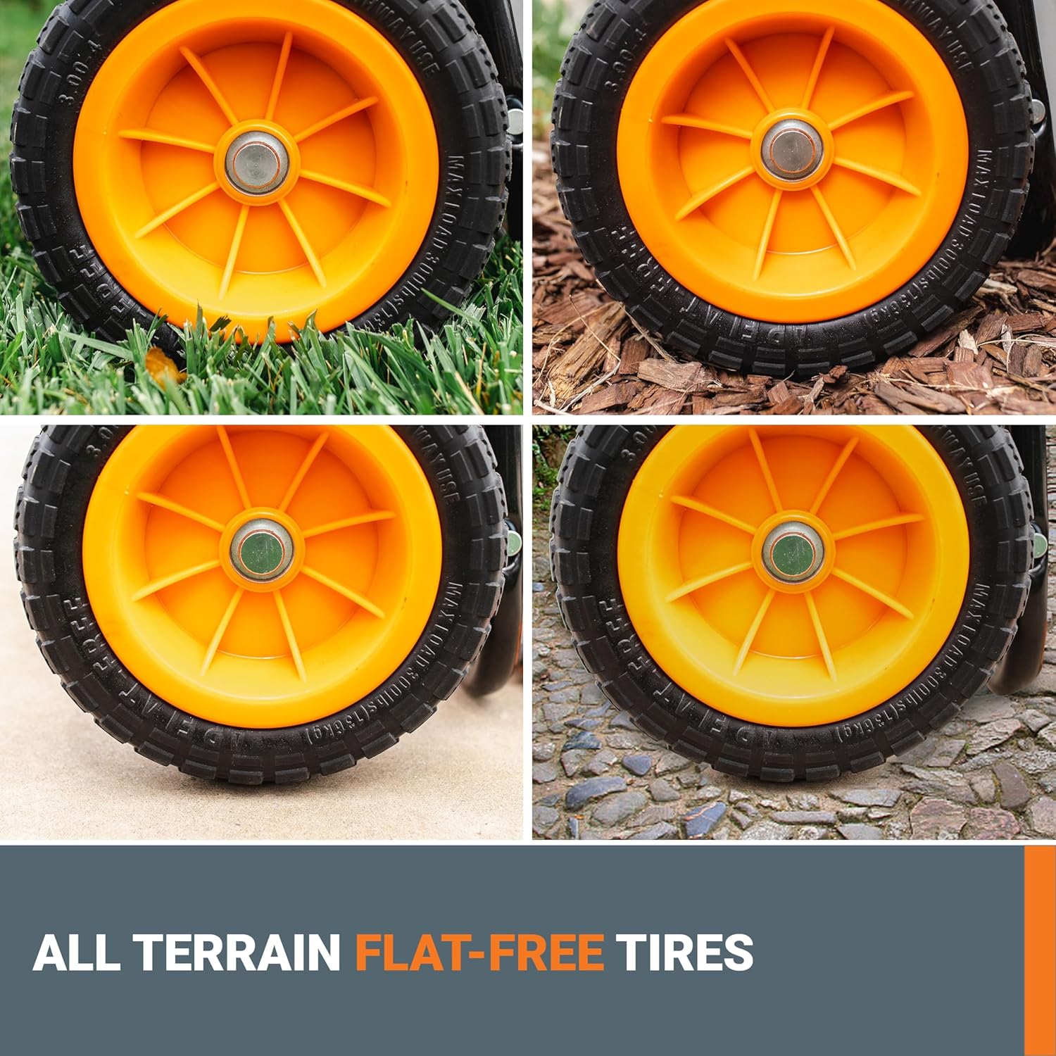 💥 Limited-Time Offer💥Worx WG050 8 in 1 Aerocart Garden Trolley/Wheelbarrow Heavy Duty