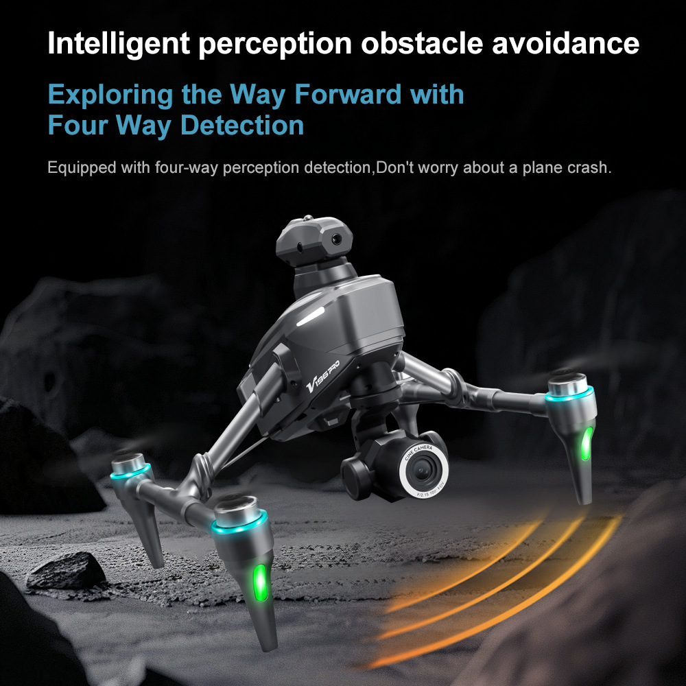 🛸✨ Drone Limited Time Offer 🌟🔥 Drone with 8K camera for adults, v196 rc quadcopter with auto return, follow me, brushless motor, circular flight, waypoint, altitude hold, headless mode, 28 minutes long flight time!!