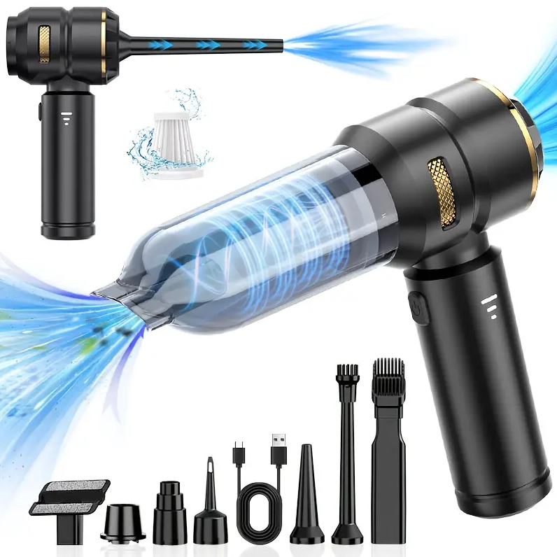 🚗Portable Car Vacuum Cleaner – Powerful Suction for On-the-Go Cleaning