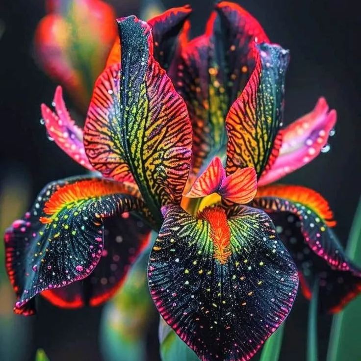 Midnight Ember-Rare Iris Bulbs⚜️