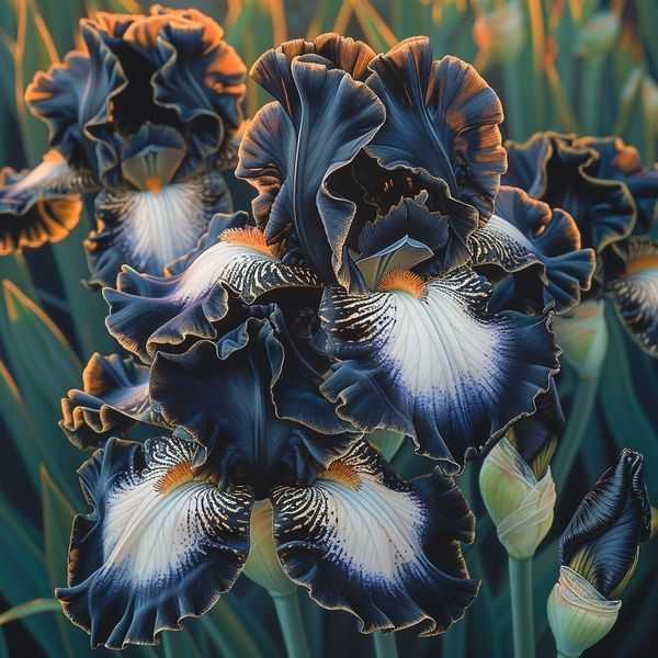 Golden Panther-Rare Iris Bulbs⚜️
