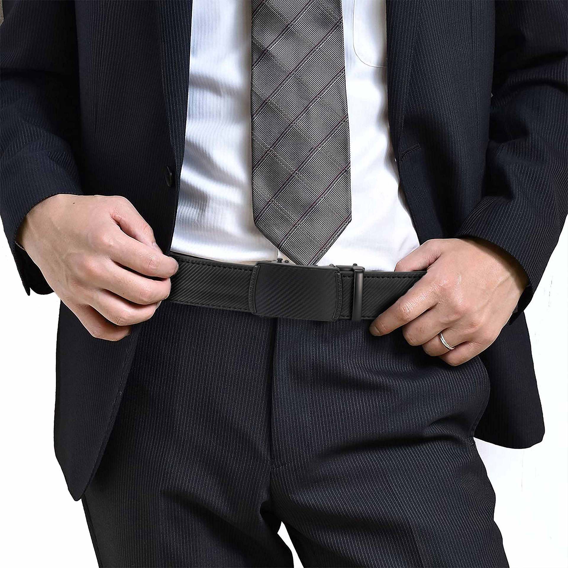 🔥Early Day Sale 49% OFF - Leather Ratchet Belt With Adjustable Buckle