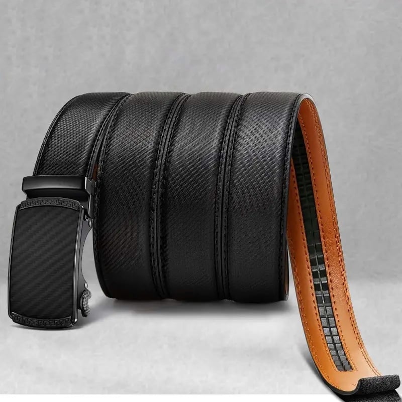 🔥Early Day Sale 49% OFF - Leather Ratchet Belt With Adjustable Buckle