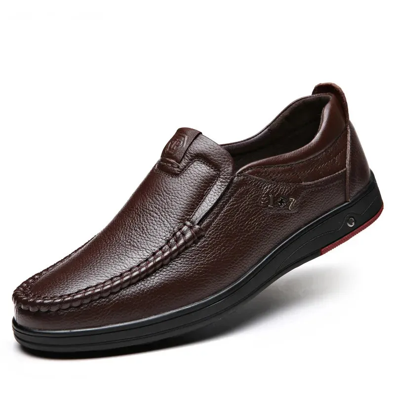 Men’s Orthopedic Walking Shoes, British Business Leather Shoes