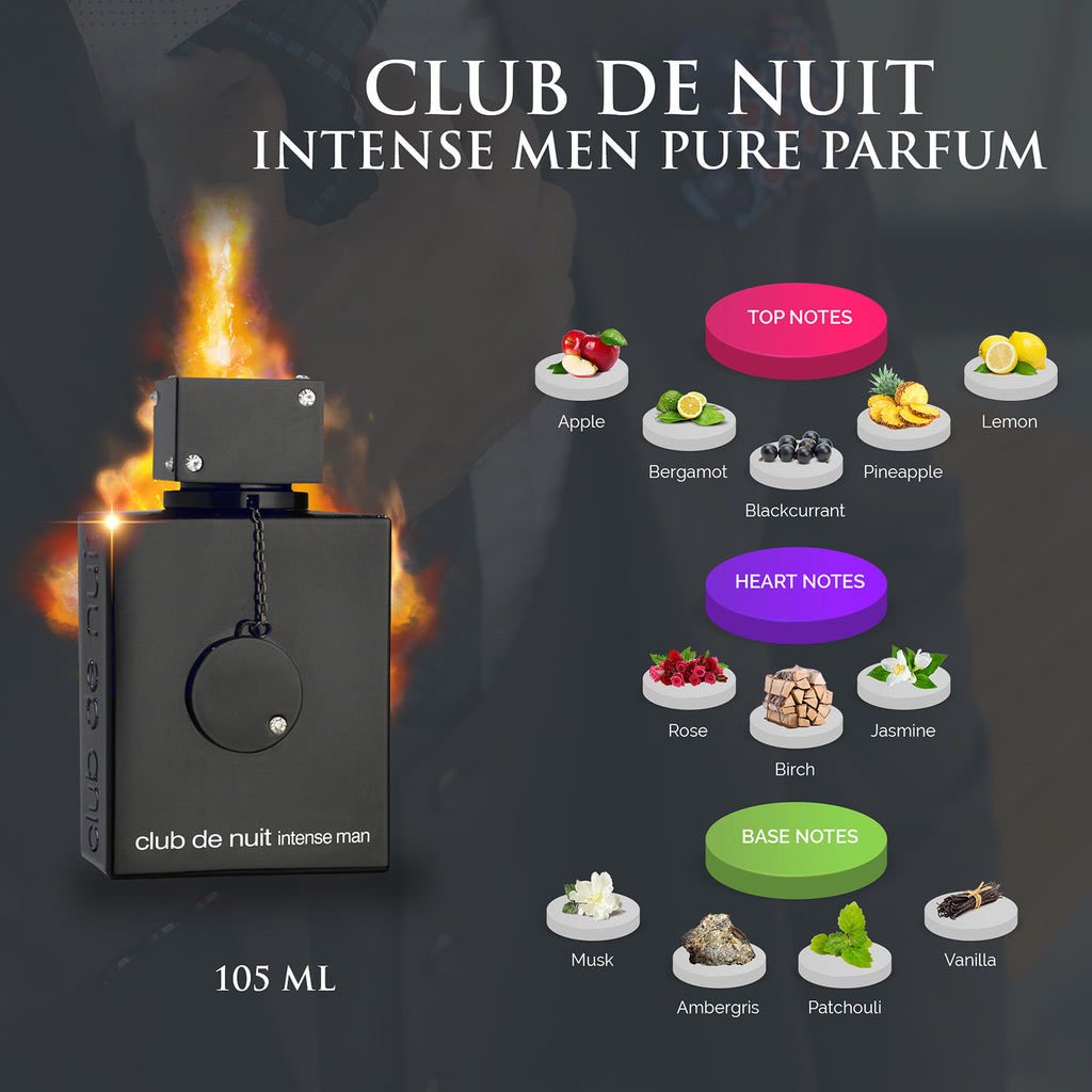 Club de nuit intense Man EDT, 3.6 Fl Oz 