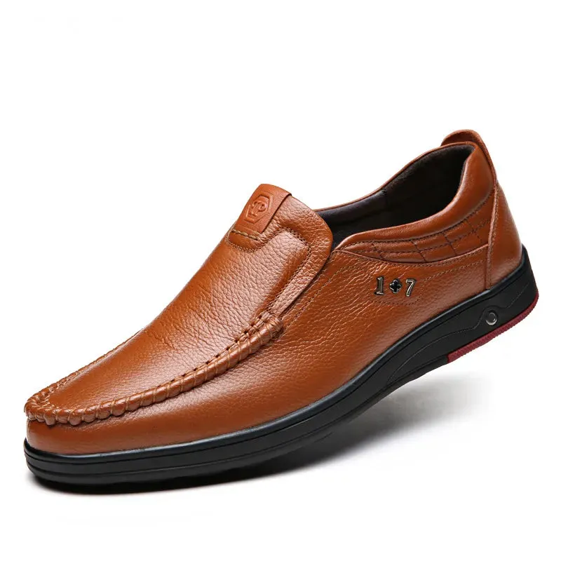 Men’s Orthopedic Walking Shoes, British Business Leather Shoes