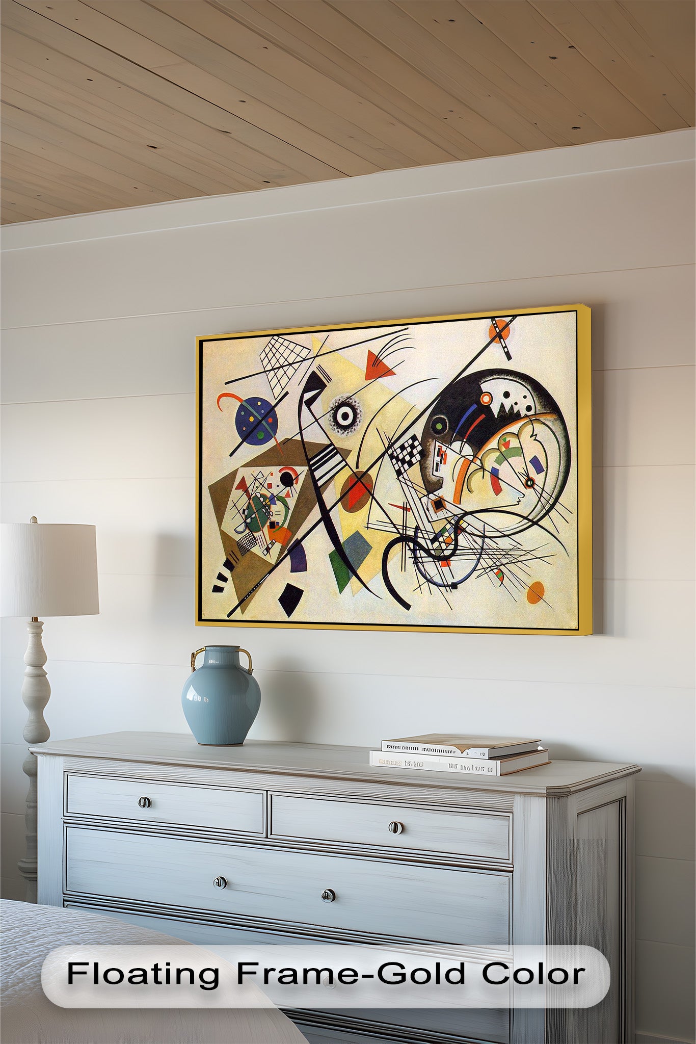 Kandinsky Composition VIII – Abstract Geometric Oil Painting