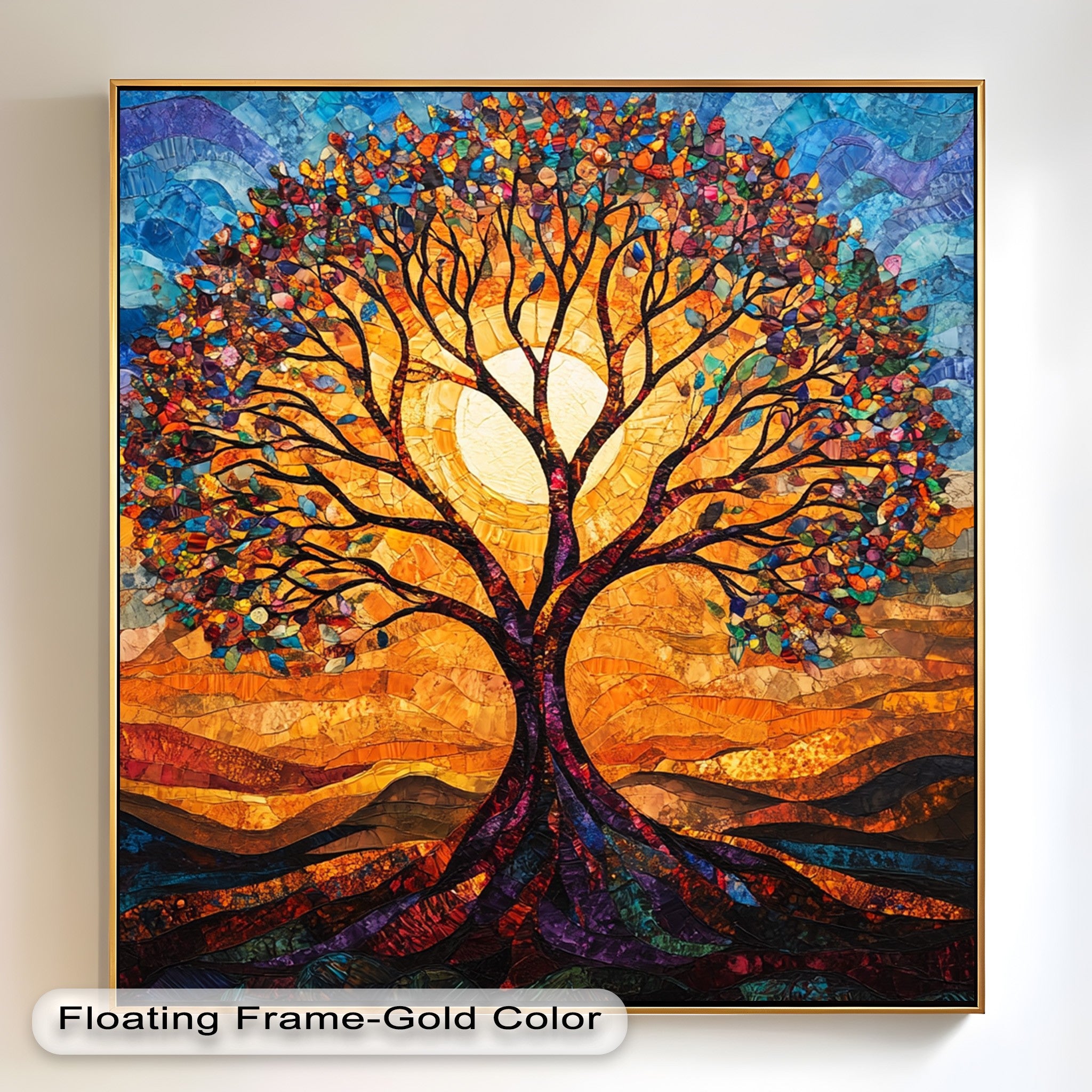 Tree of Life – Stained Oil Painting
