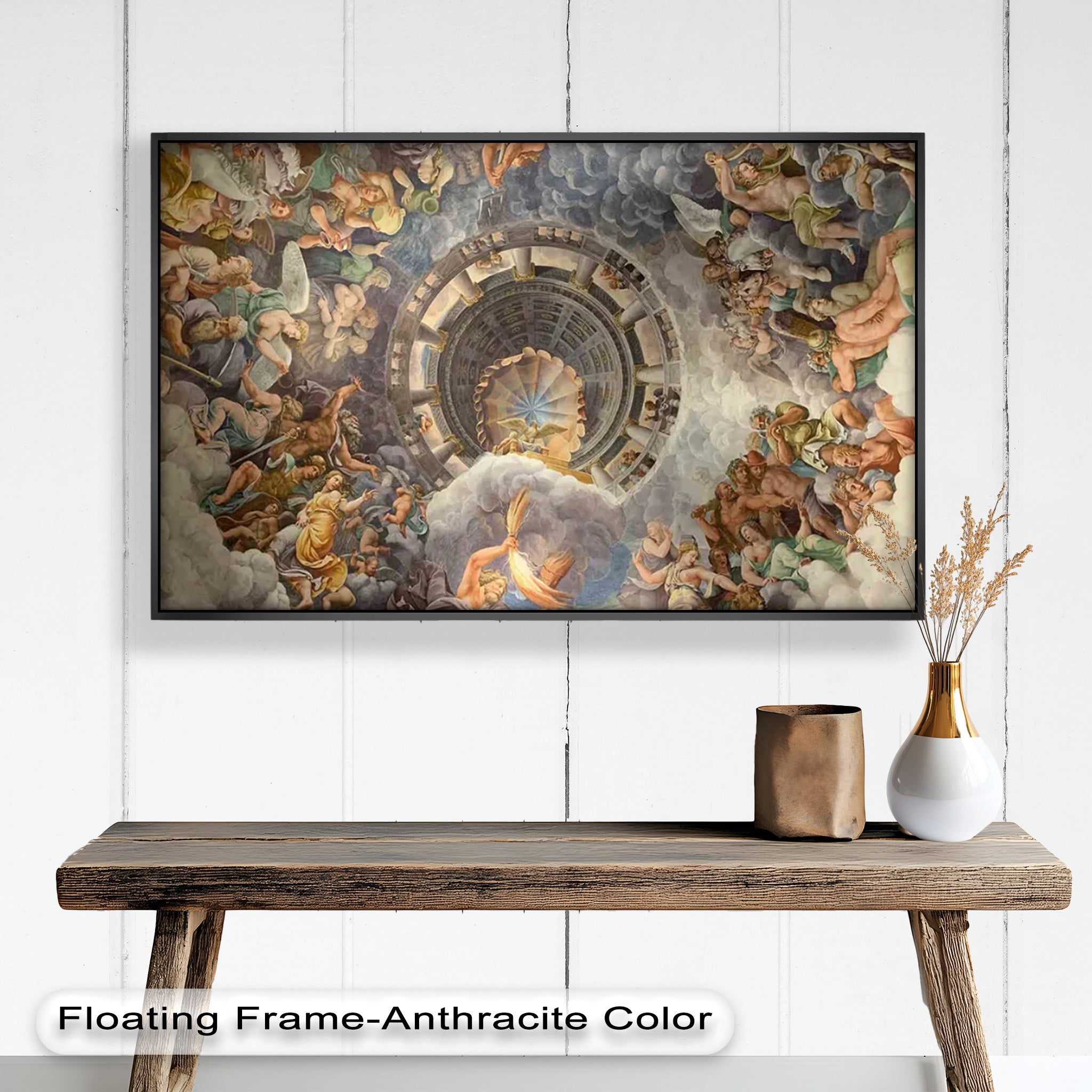 Assumption of the Virgin by Correggio – Renaissance Ceiling Oil Painting