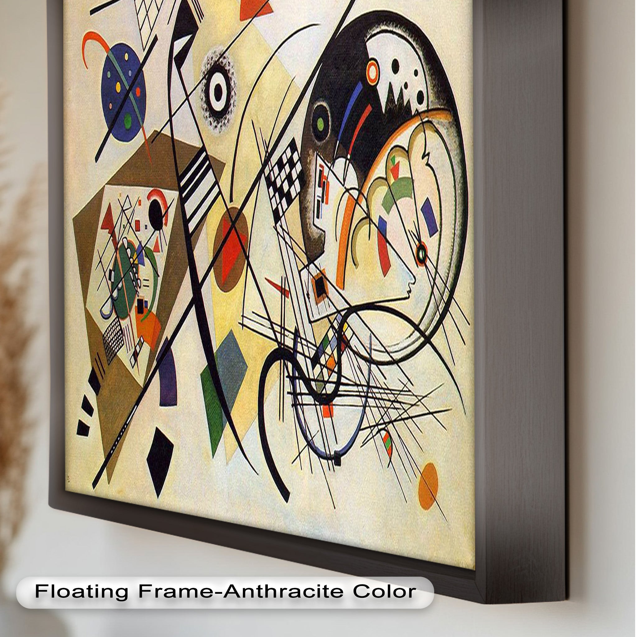 Kandinsky Composition VIII – Abstract Geometric Oil Painting