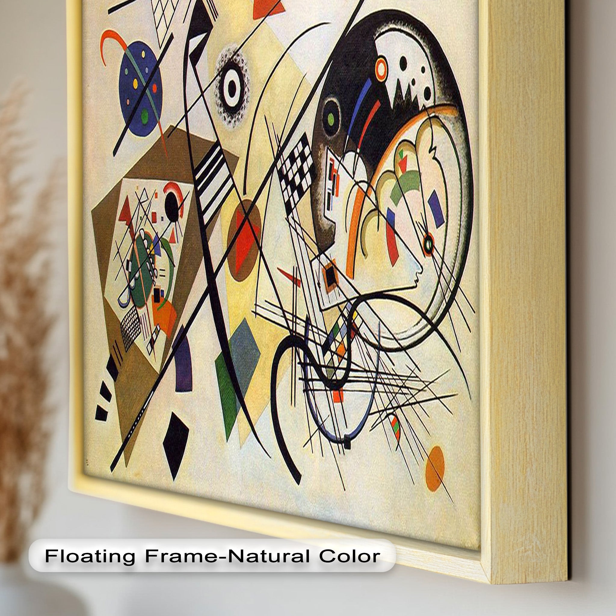 Kandinsky Composition VIII – Abstract Geometric Oil Painting