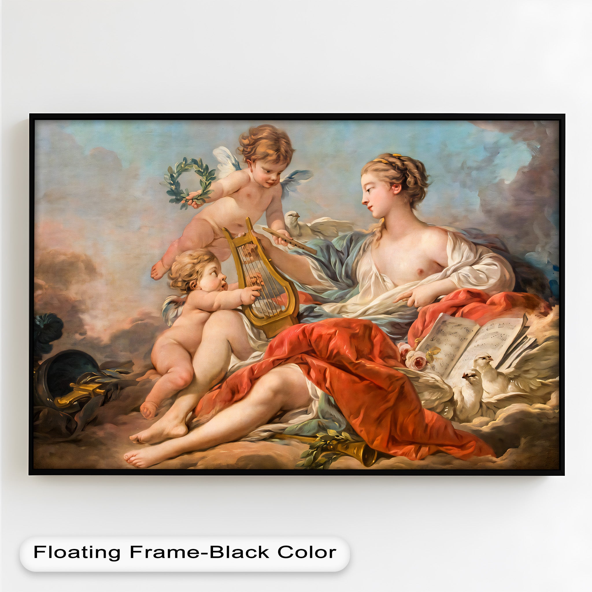 Harmony and Innocence – Rococo Oil Painting