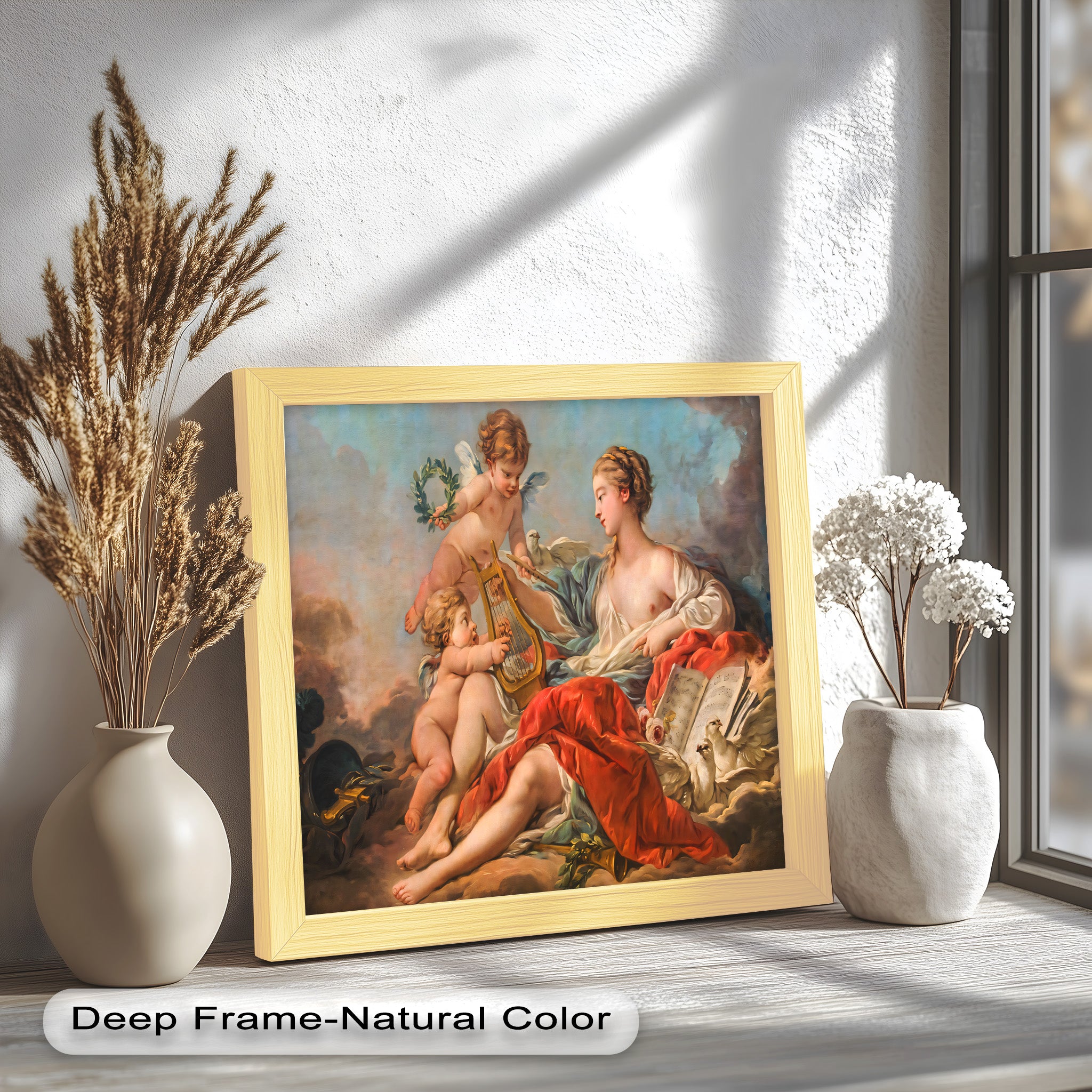 Harmony and Innocence – Rococo Oil Painting