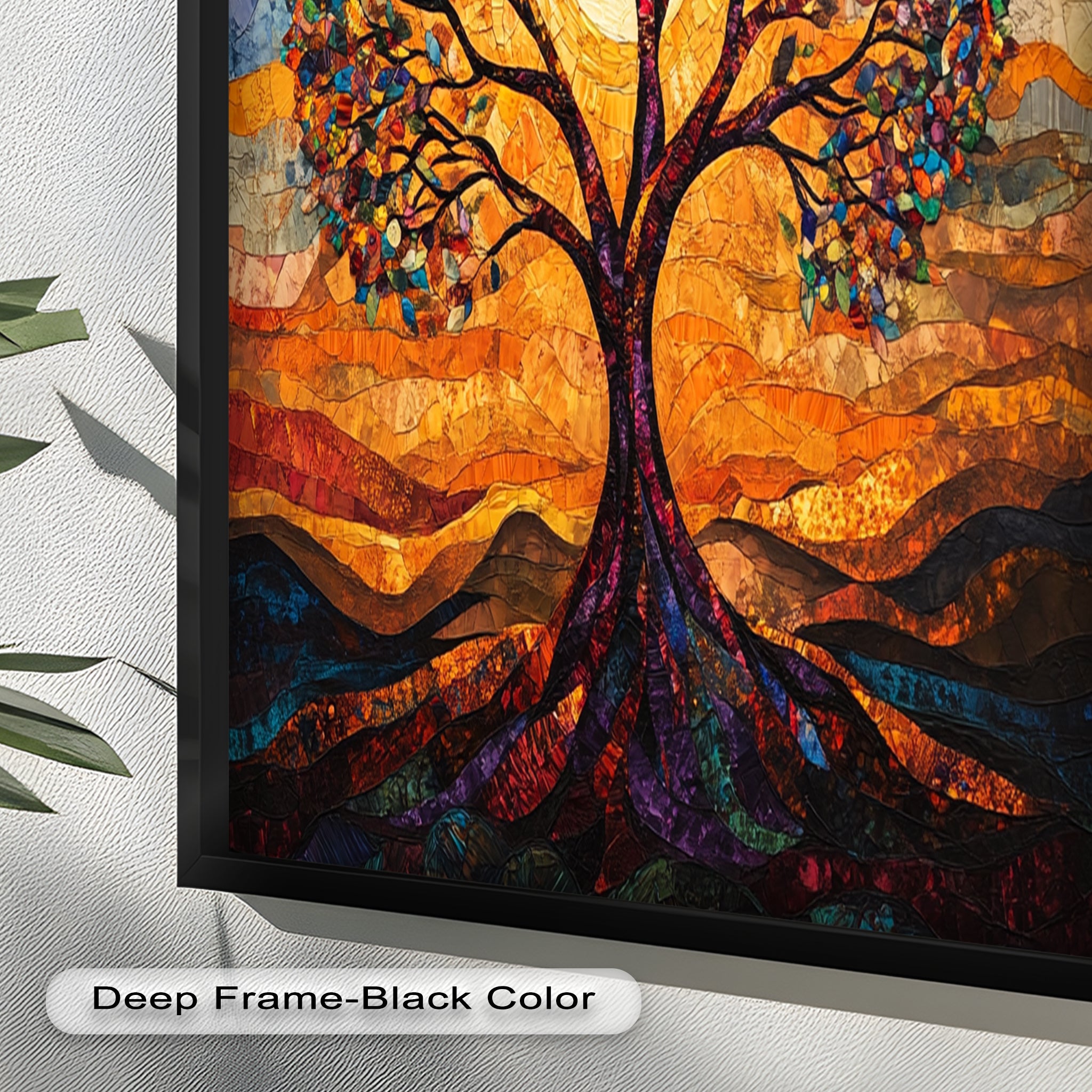 Tree of Life – Stained Oil Painting