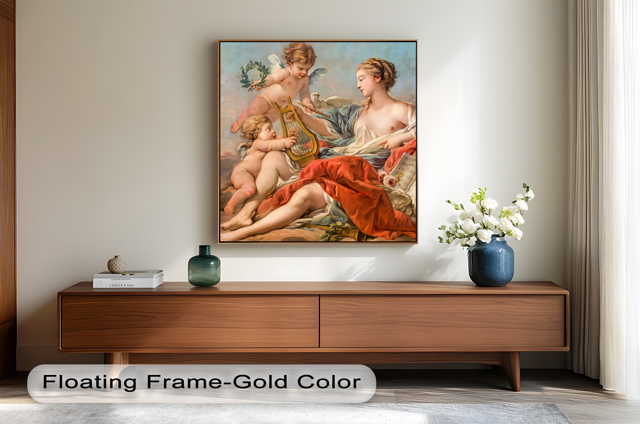 Harmony and Innocence – Rococo Oil Painting