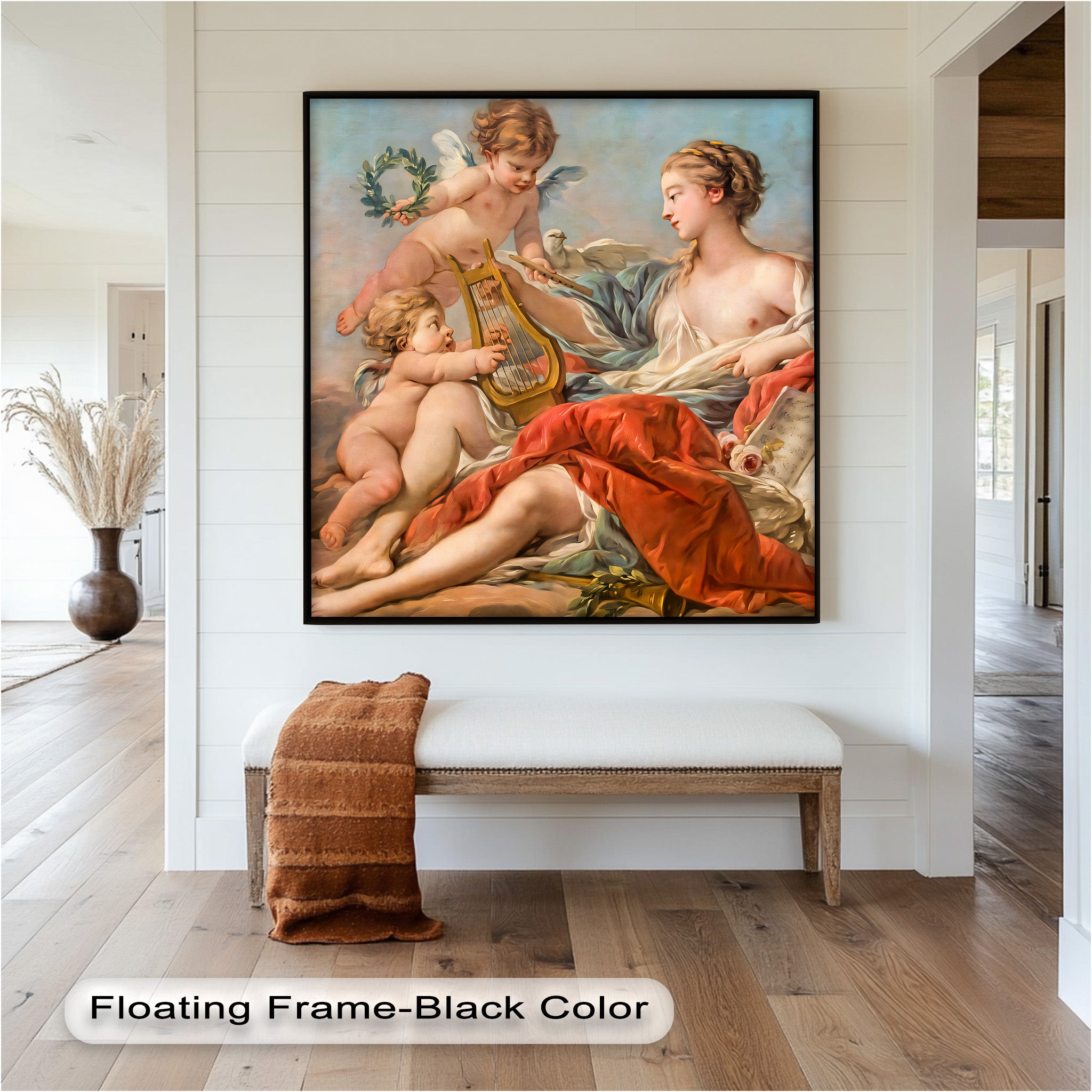 Harmony and Innocence – Rococo Oil Painting