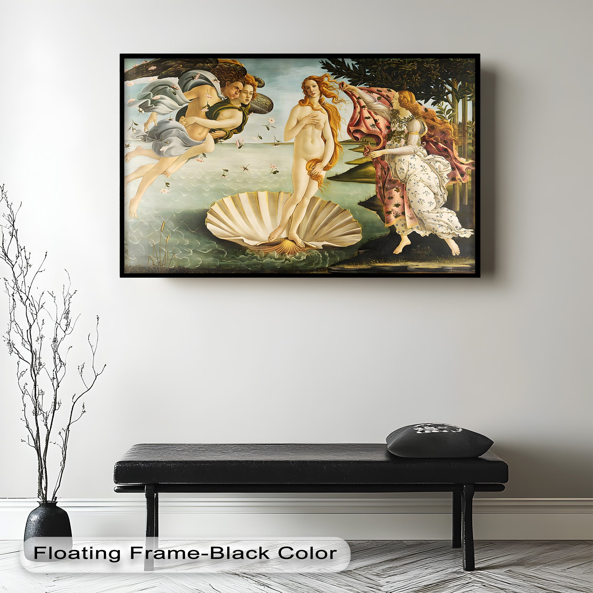 The Birth of Venus – Mythological Elegance Historic Oil Painting