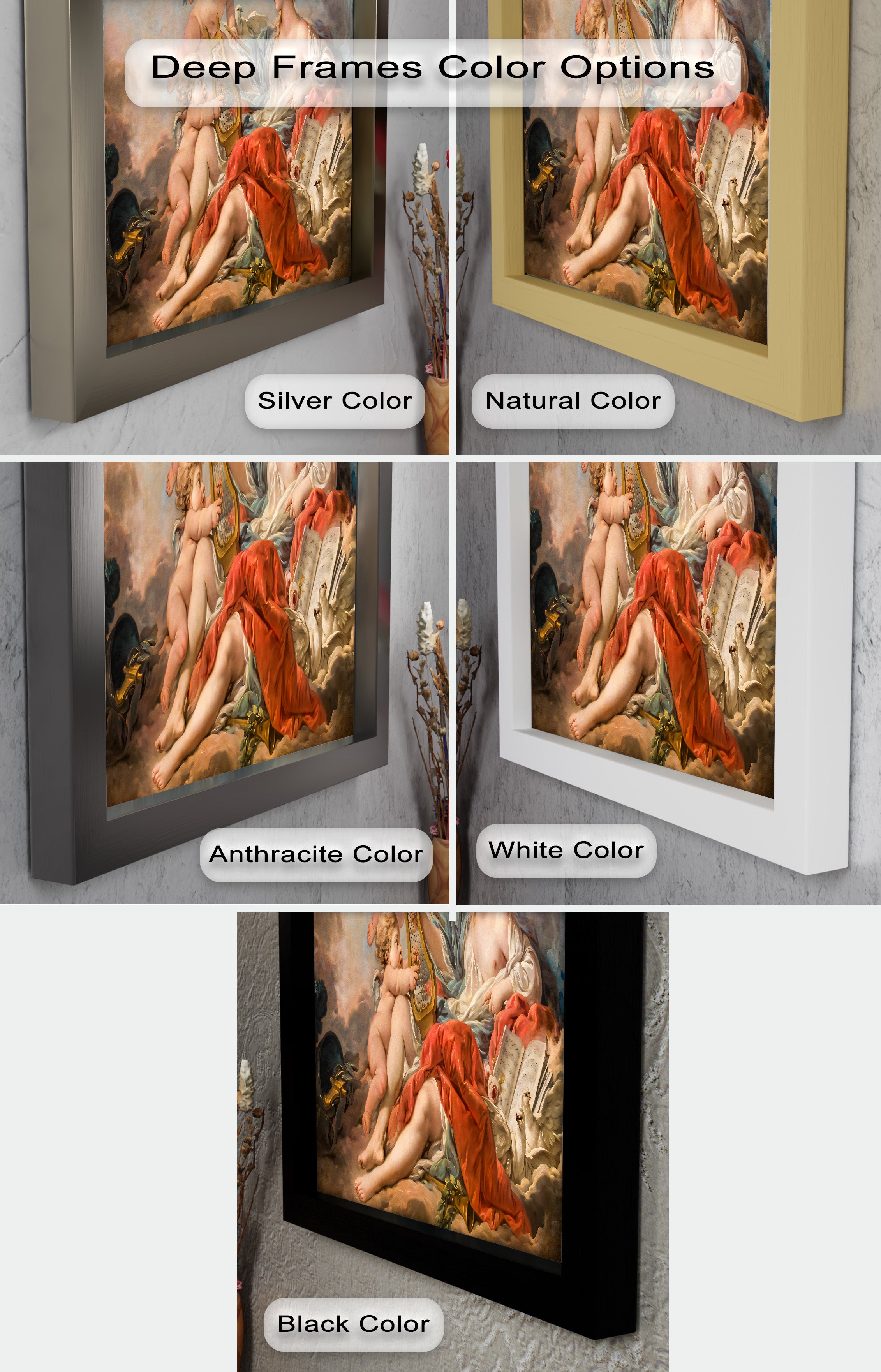Harmony and Innocence – Rococo Oil Painting