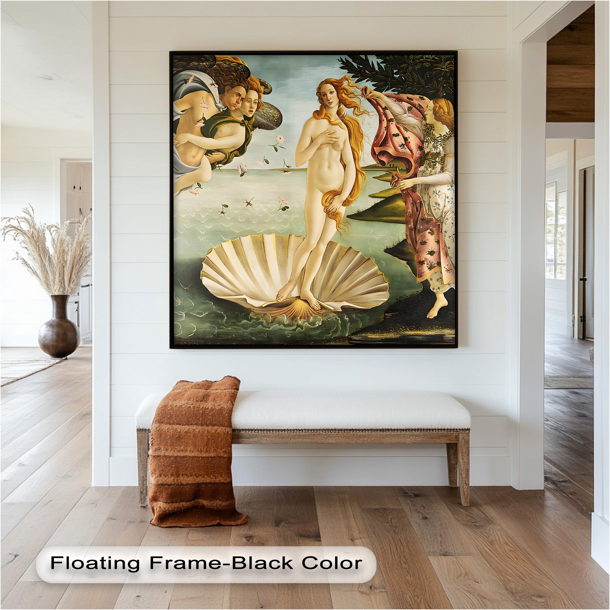 The Birth of Venus – Mythological Elegance Historic Oil Painting