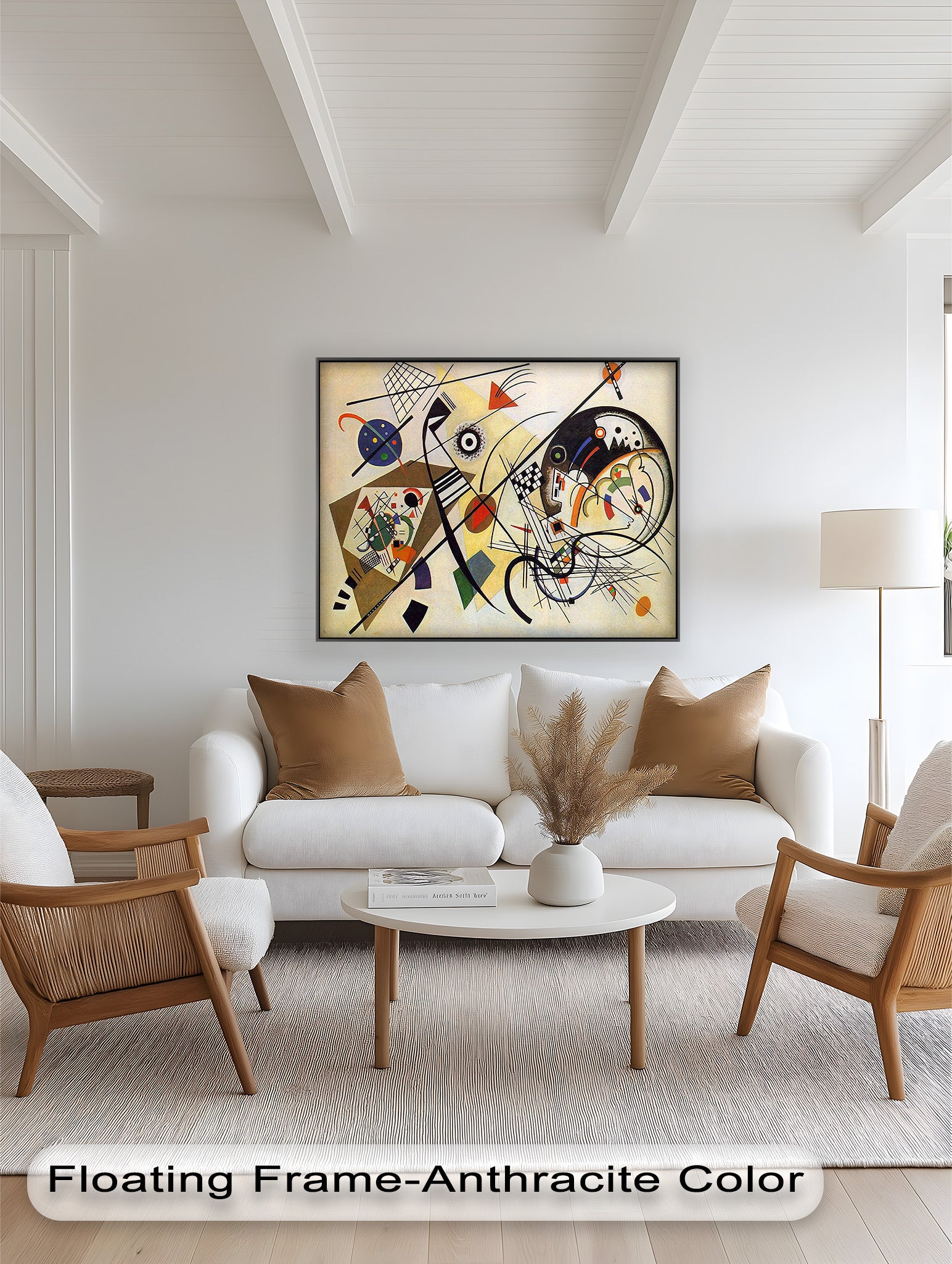 Kandinsky Composition VIII – Abstract Geometric Oil Painting