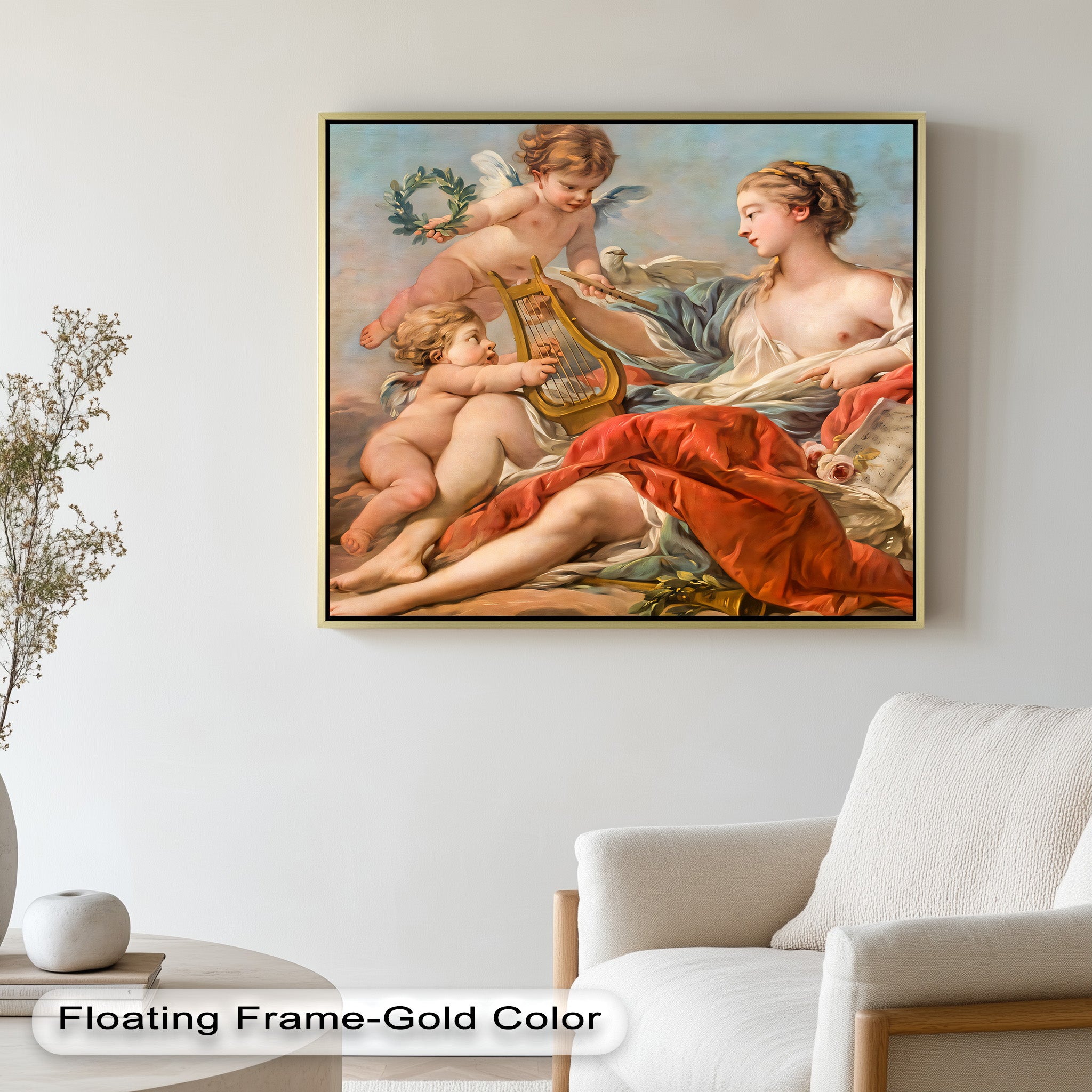 Harmony and Innocence – Rococo Oil Painting