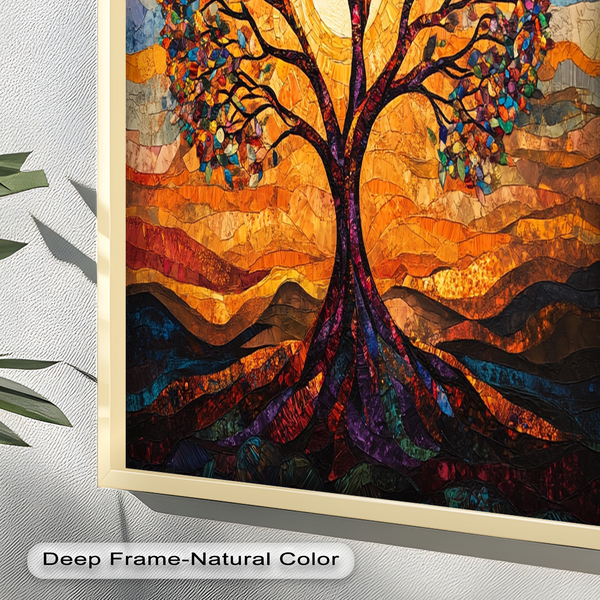 Tree of Life – Stained Oil Painting