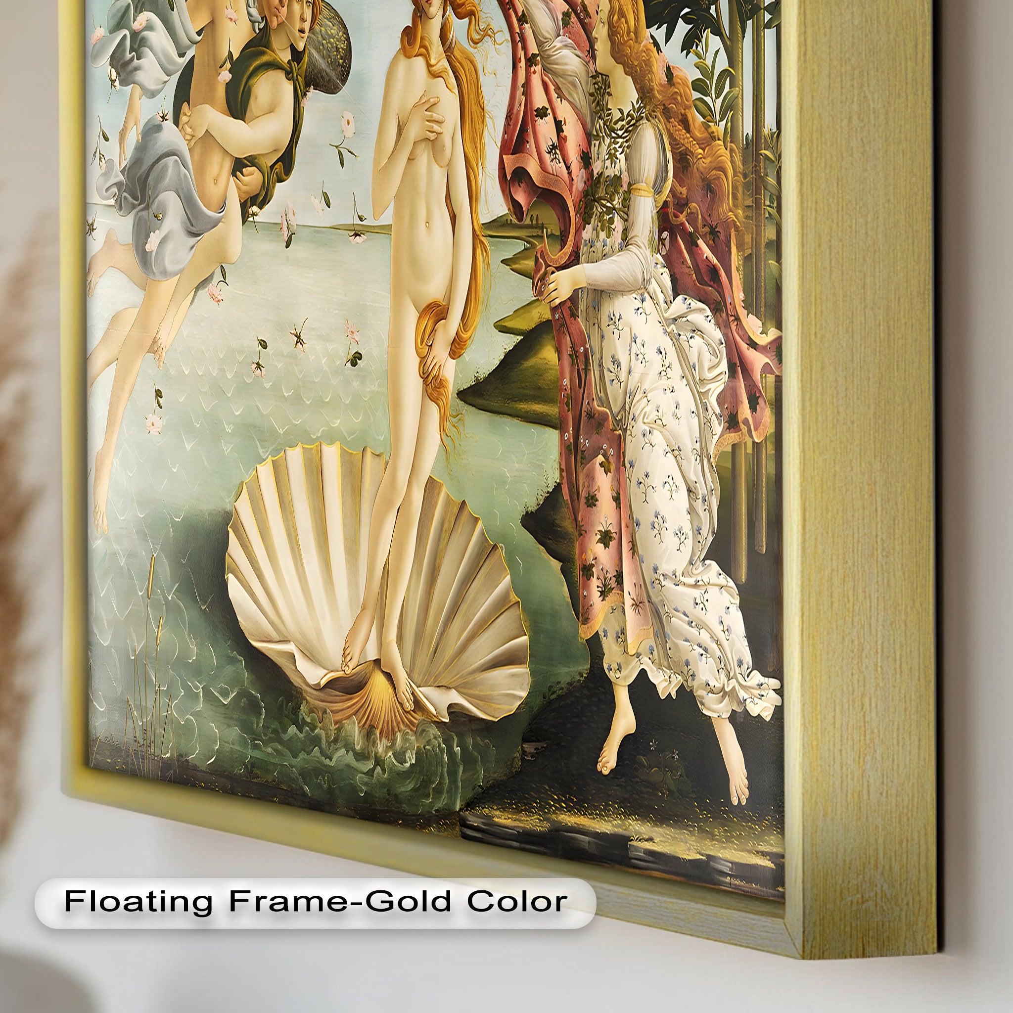 The Birth of Venus – Mythological Elegance Historic Oil Painting