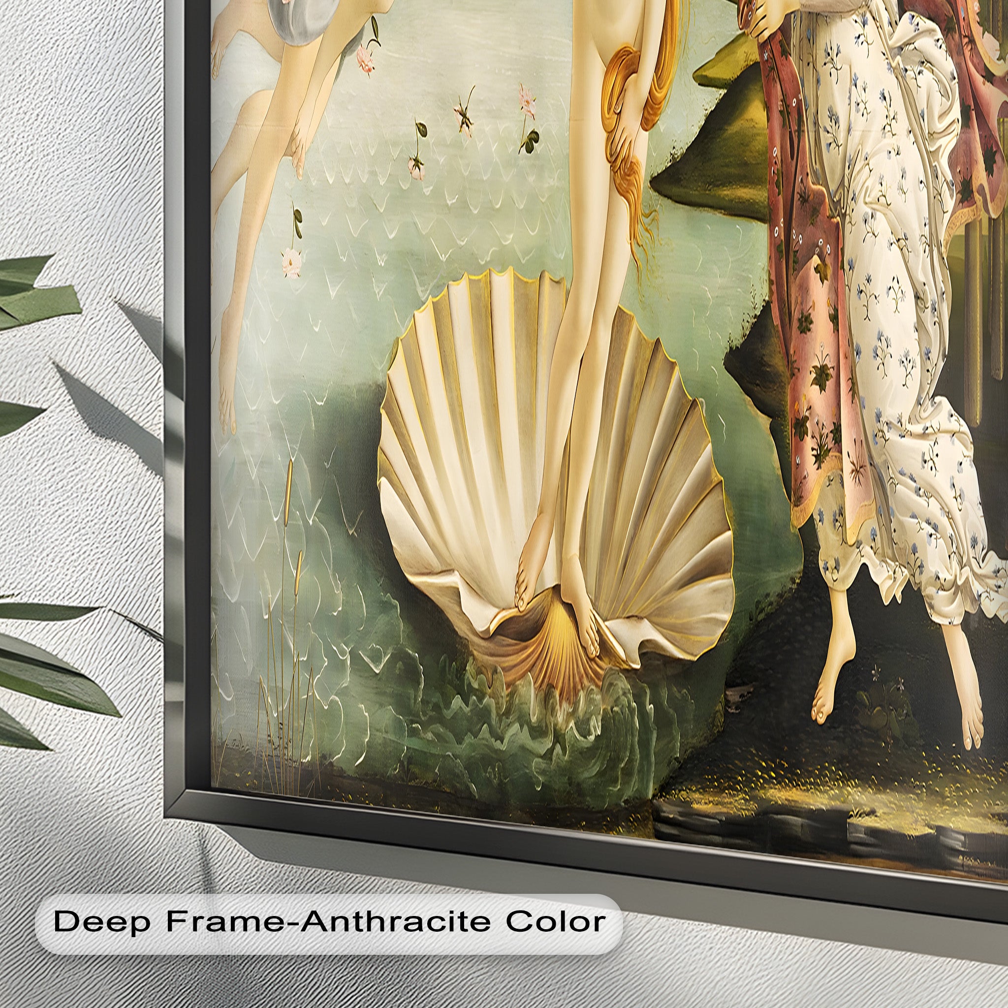 The Birth of Venus – Mythological Elegance Historic Oil Painting