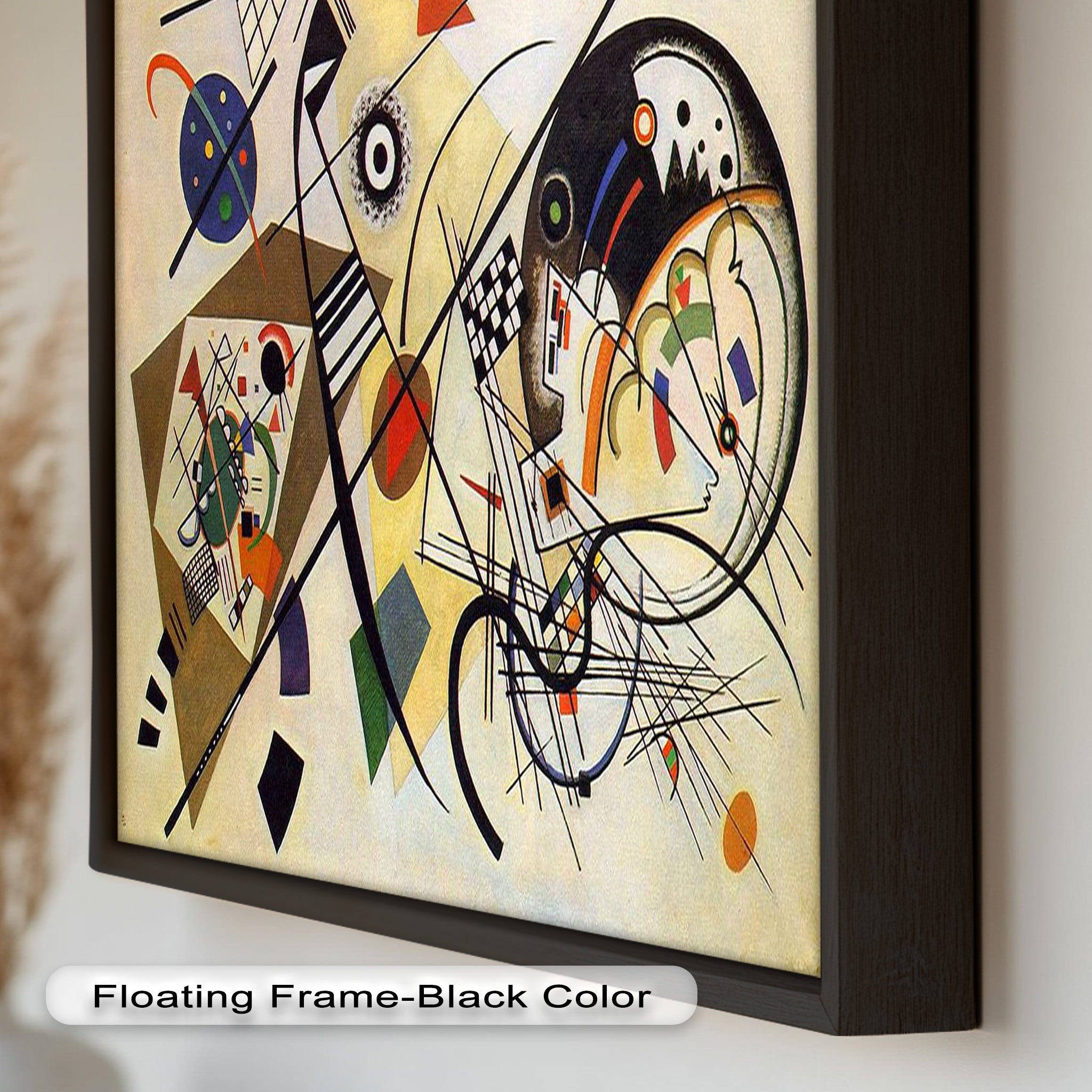 Kandinsky Composition VIII – Abstract Geometric Oil Painting