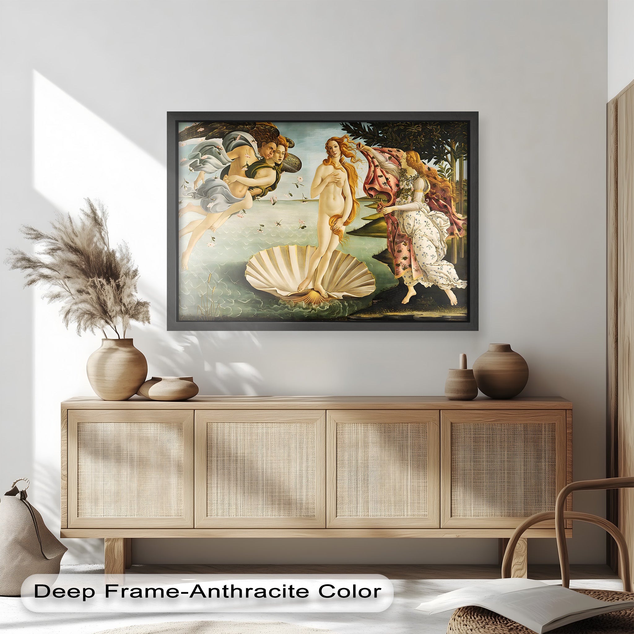 The Birth of Venus – Mythological Elegance Historic Oil Painting