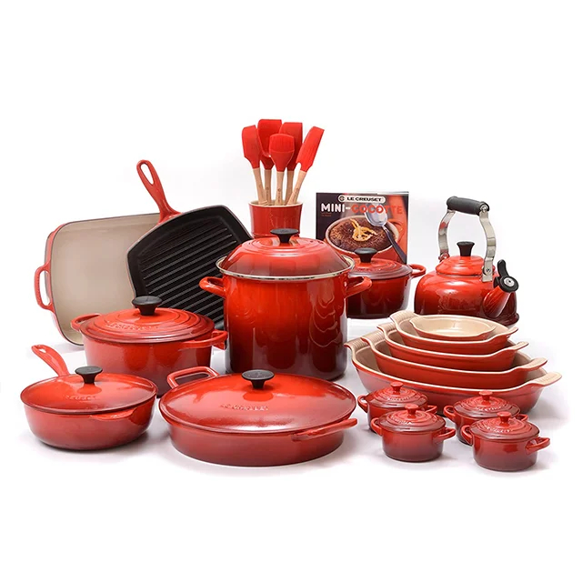 Limited-Time Offer! 20-Piece Cast Iron Cookware Set