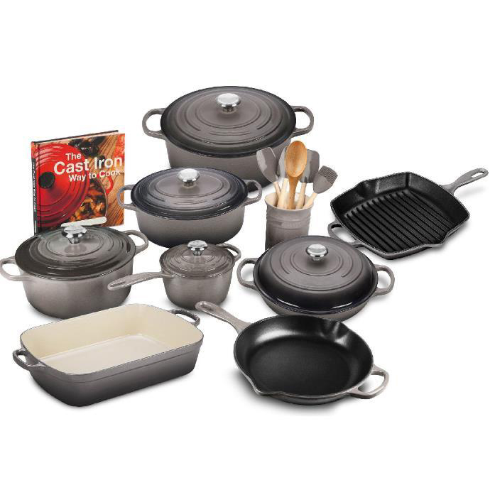 Limited-Time Offer! 20-Piece Cast Iron Cookware Set