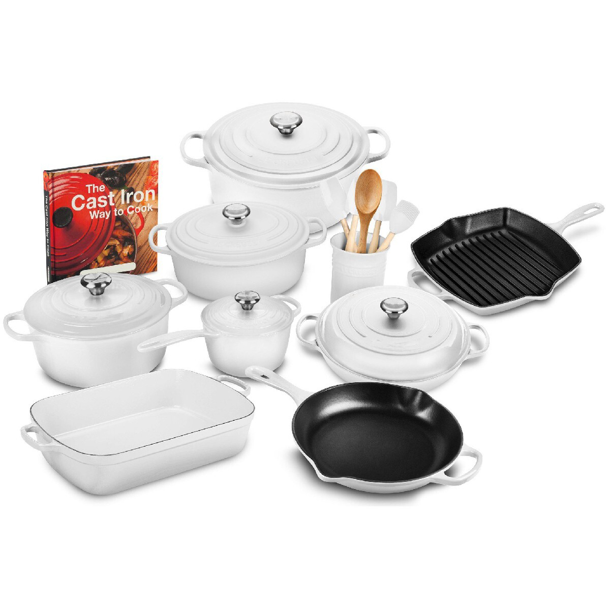 Limited-Time Offer! 20-Piece Cast Iron Cookware Set