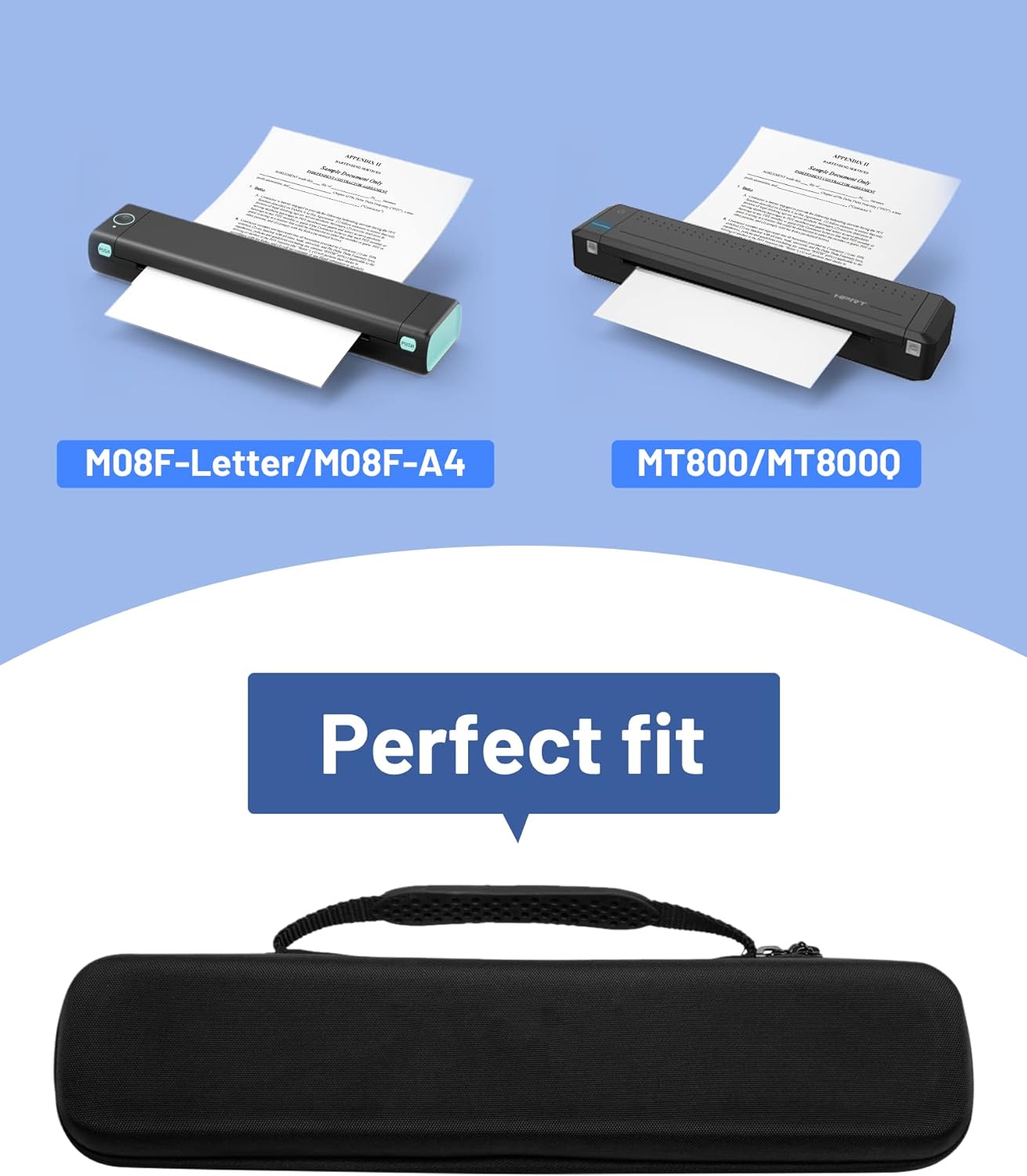 💝 Last Day For Clearance💥Portable wireless printer, compatible with mobile phones and laptops