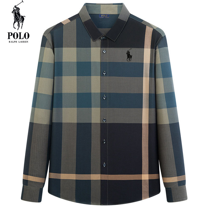 Ralph Lauren® Spring and Autumn Men's Fashion Trendy Plaid Shirt