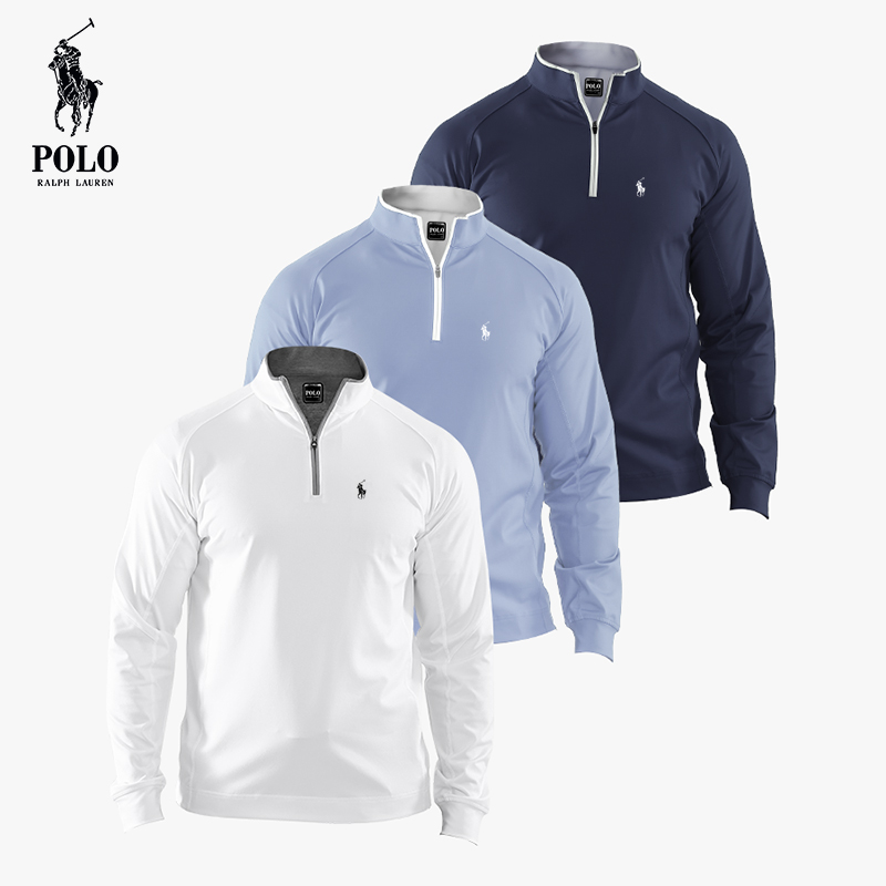 Ralph Lauren Men's Performance 1/4 Zip Pullover 3-pack