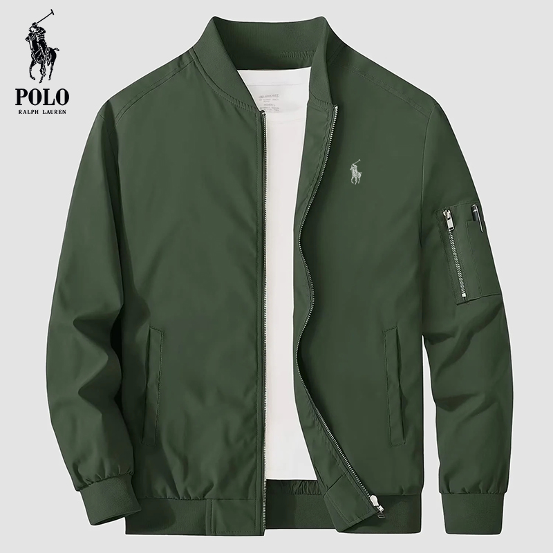 Ralph Lauren Men's Lightweight Windproof Casual Bomber Jacket ( BUY MORE SAVE MORE )