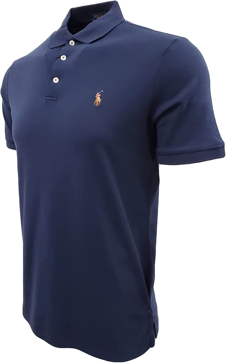 POLO RALPH LAUREN Men's Short Sleeve Knit Pima Polo