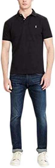 POLO RALPH LAUREN Men's Short Sleeve Knit Pima Polo