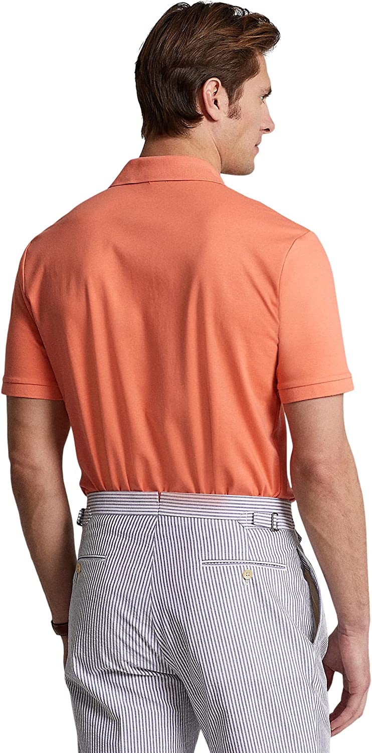 POLO RALPH LAUREN Men's Short Sleeve Knit Pima Polo
