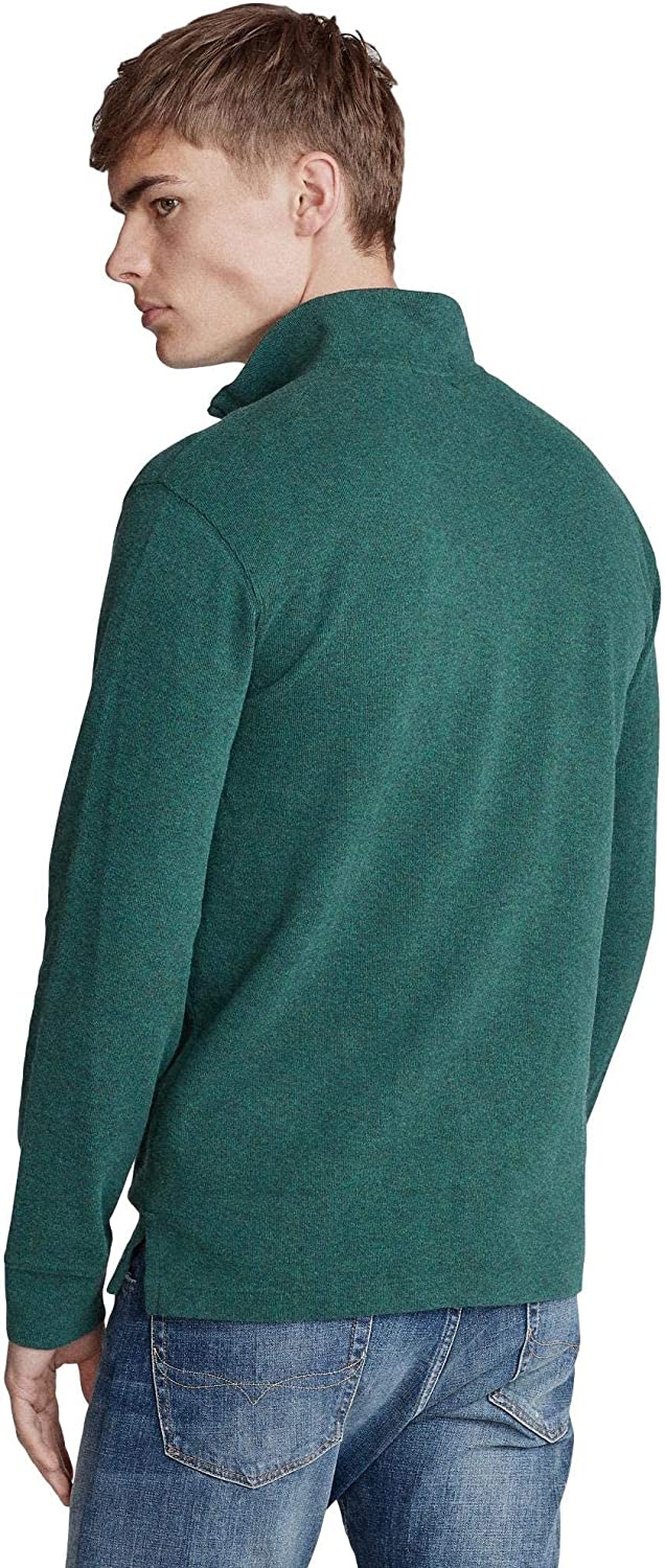 POLO RALPH LAUREN Men's Classic Estate-Rib Quarter-Zip Pullover Sweater