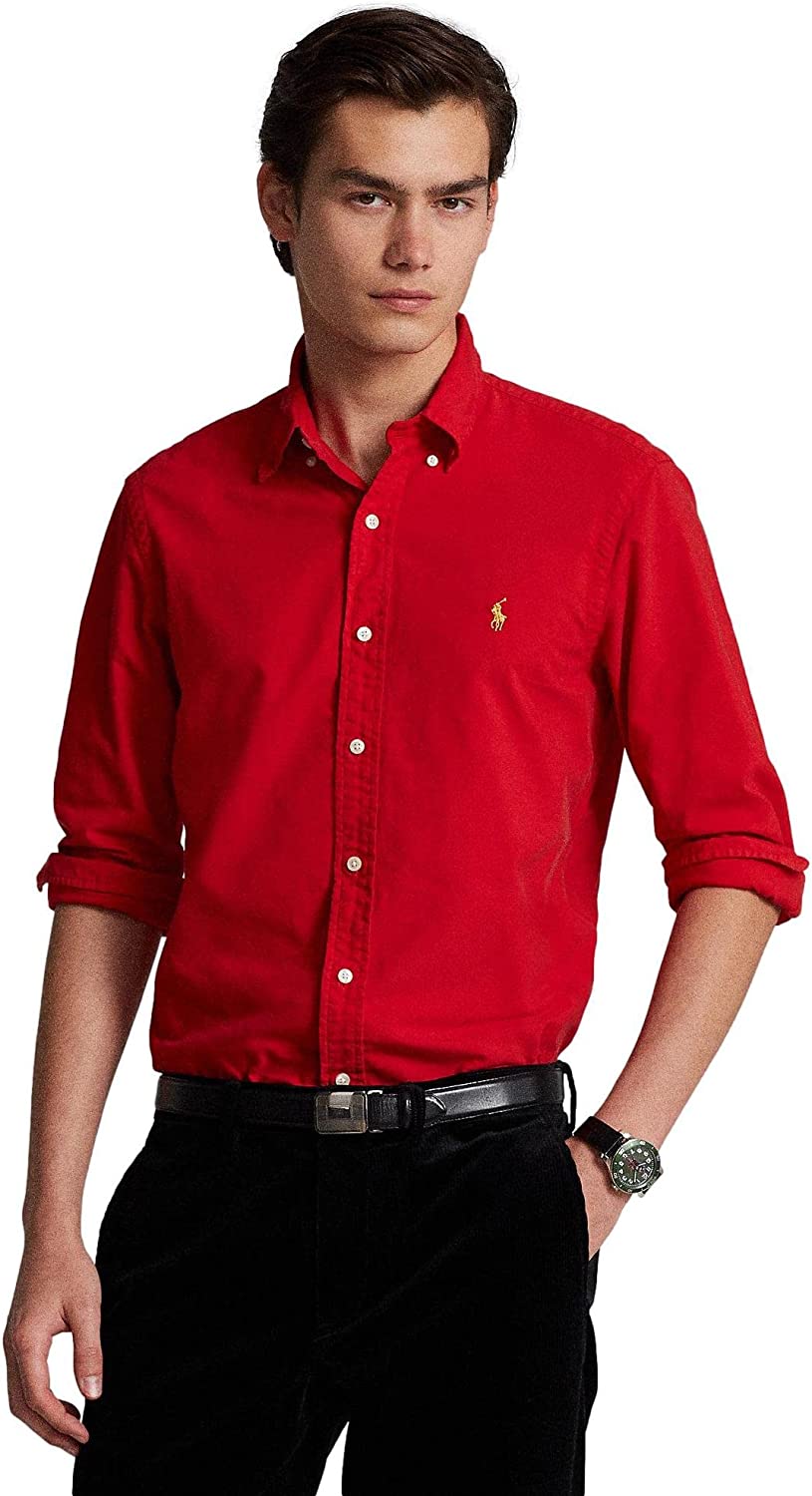 POLO RALPH LAUREN Men's Long Sleeve Classic Oxford Shirt