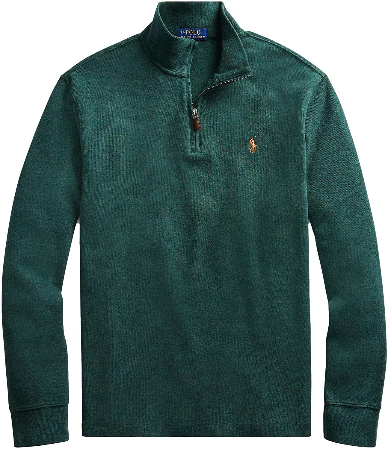 POLO RALPH LAUREN Men's Classic Estate-Rib Quarter-Zip Pullover Sweater