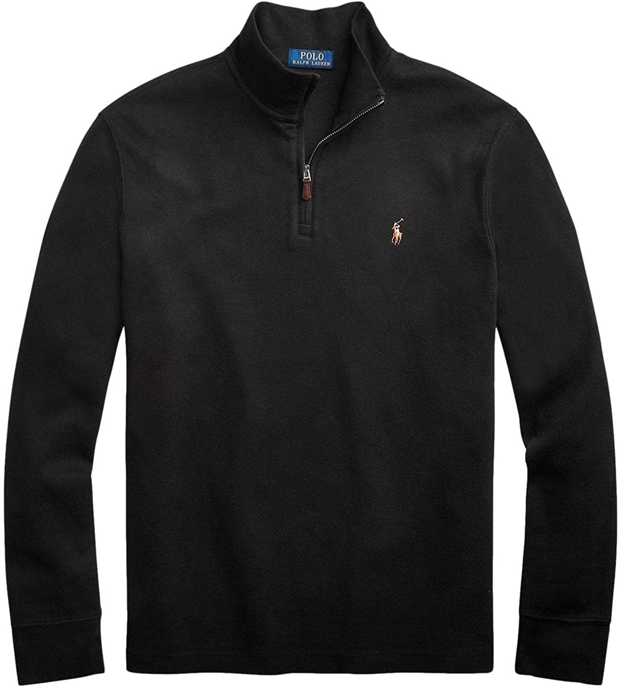 POLO RALPH LAUREN Men's Classic Estate-Rib Quarter-Zip Pullover Sweater